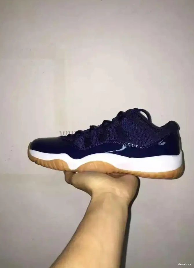Authentic Gum Navy 11 Air Low Jordan 0522